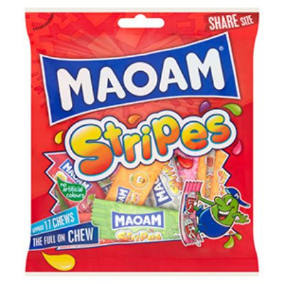 Picture of Haribo Maoam Stripes Bags 140g x14